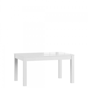 Stół rozkładany Jowisz 40 (136-210 cm) Biały połysk